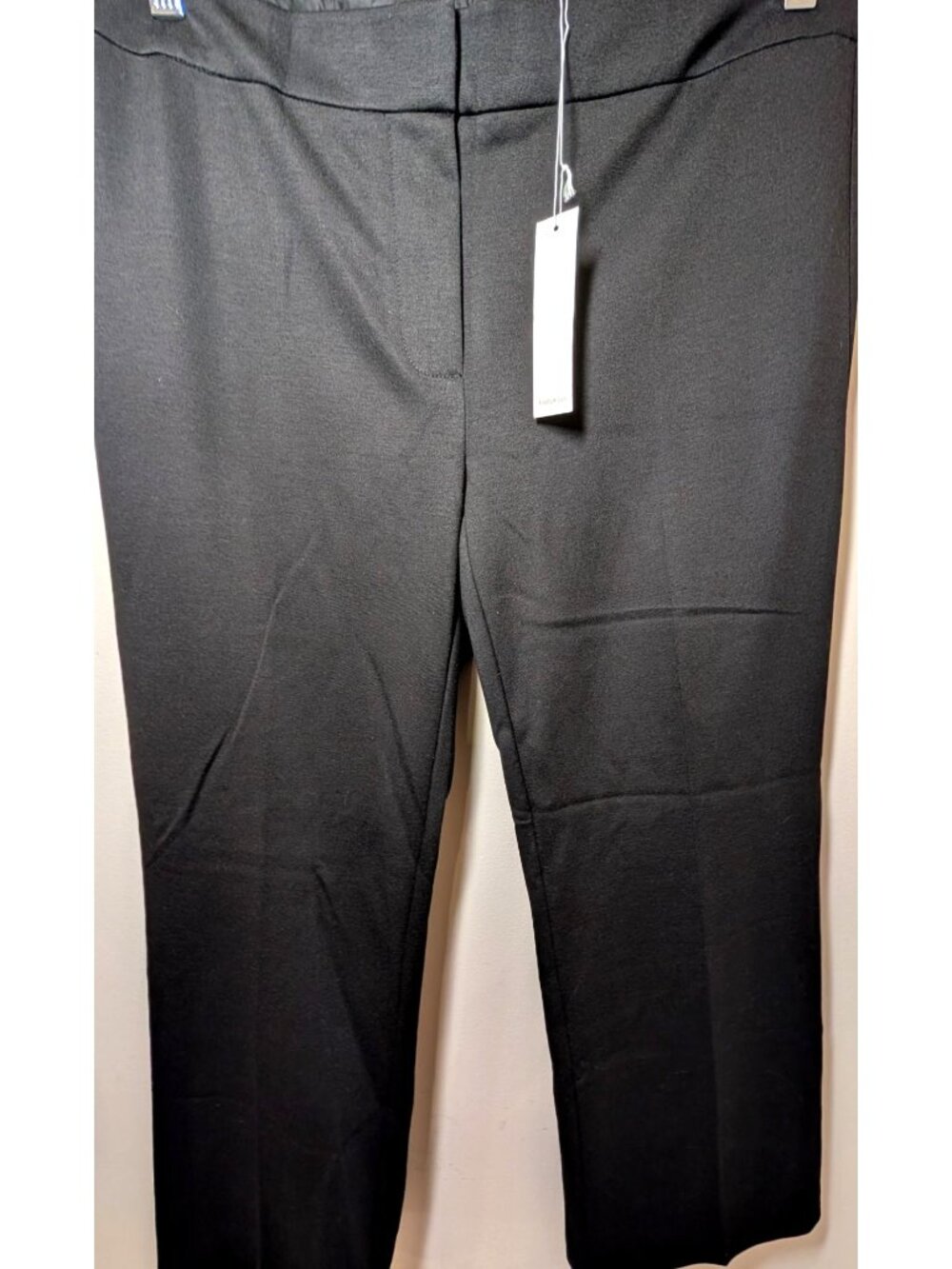 NEW Trina Turk Flat Front Black Cropped Dress Pants, Size 12